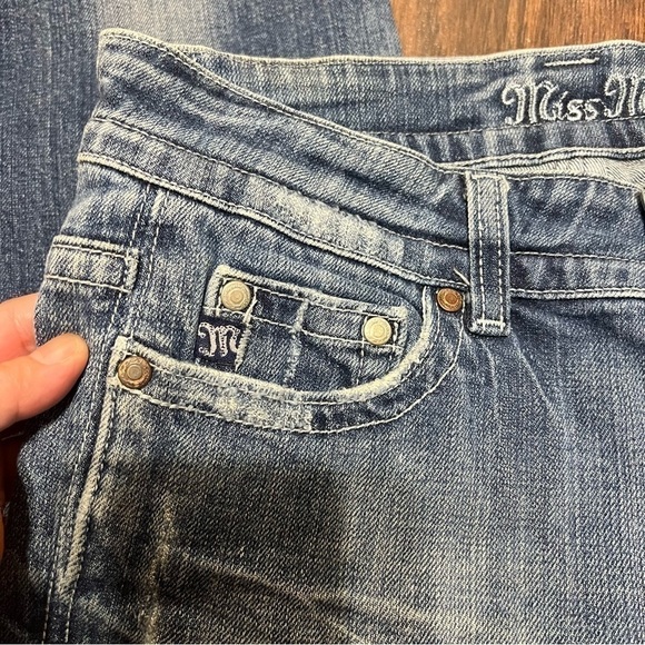 MISS ME JEANS size 28 style: JP4009D-LUCILLE color Baltimore Dark EuC - Picture 11 of 15